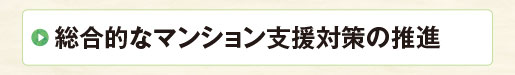 総合的なマンション支援対策の推進